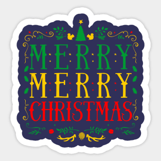 merry christmas Sticker